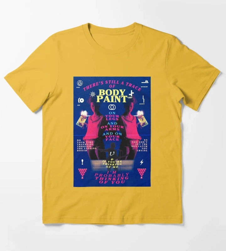 BODY PAINT Arctic Monkeys The Car T-Shirt Yellow