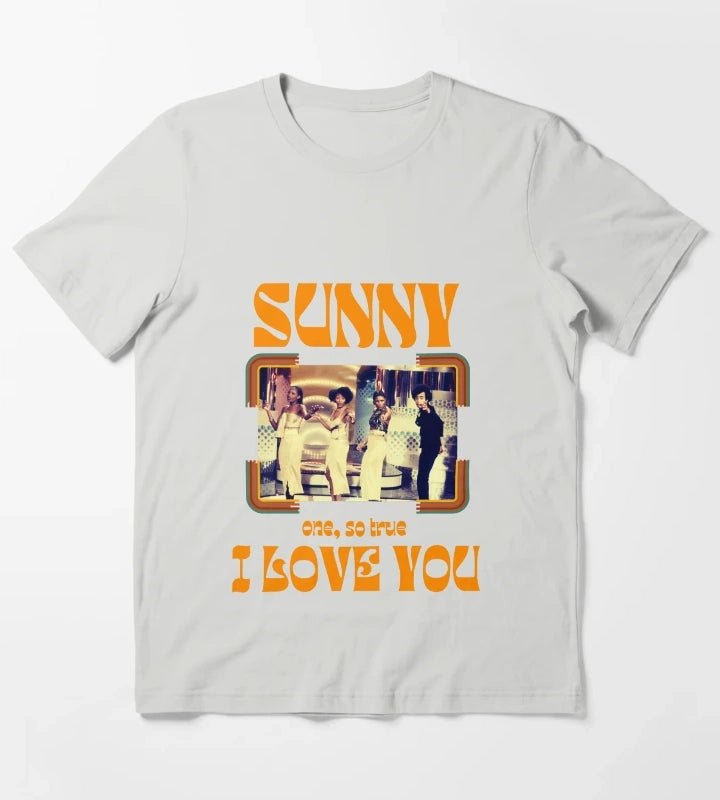 BONEY M SUNNY 70S DISCO T-Shirt Light Grey