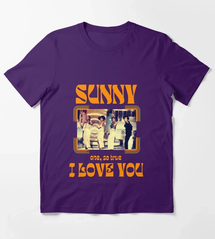 BONEY M SUNNY 70S DISCO T-Shirt Purple