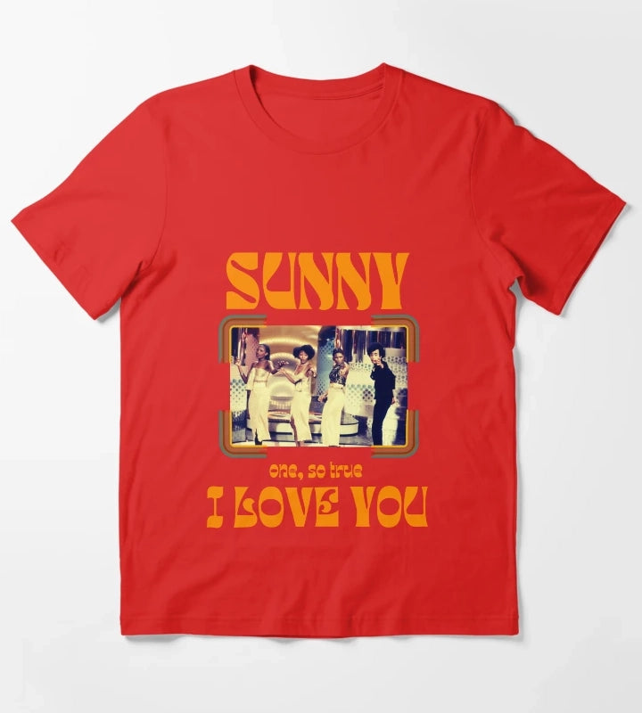 BONEY M SUNNY 70S DISCO T-Shirt Red