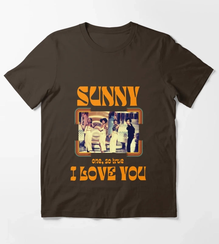 BONEY M SUNNY 70S DISCO T-Shirt Brown