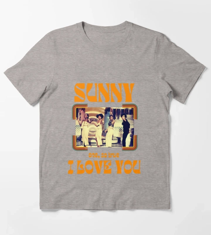 BONEY M SUNNY 70S DISCO T-Shirt Heather Grey