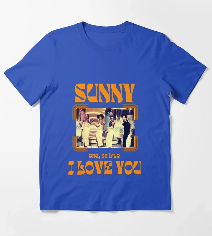 BONEY M SUNNY 70S DISCO T-Shirt Blue