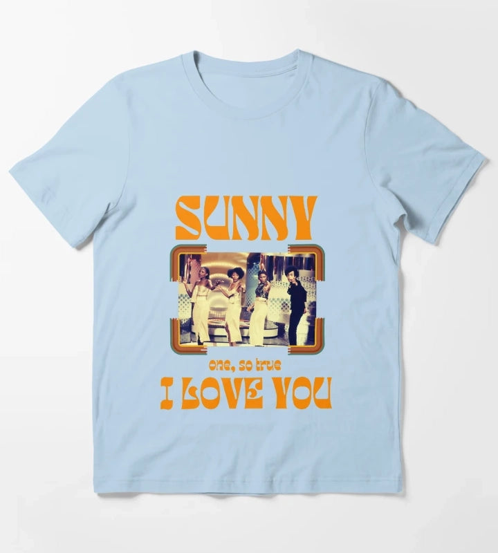 BONEY M SUNNY 70S DISCO T-Shirt Sky Blue