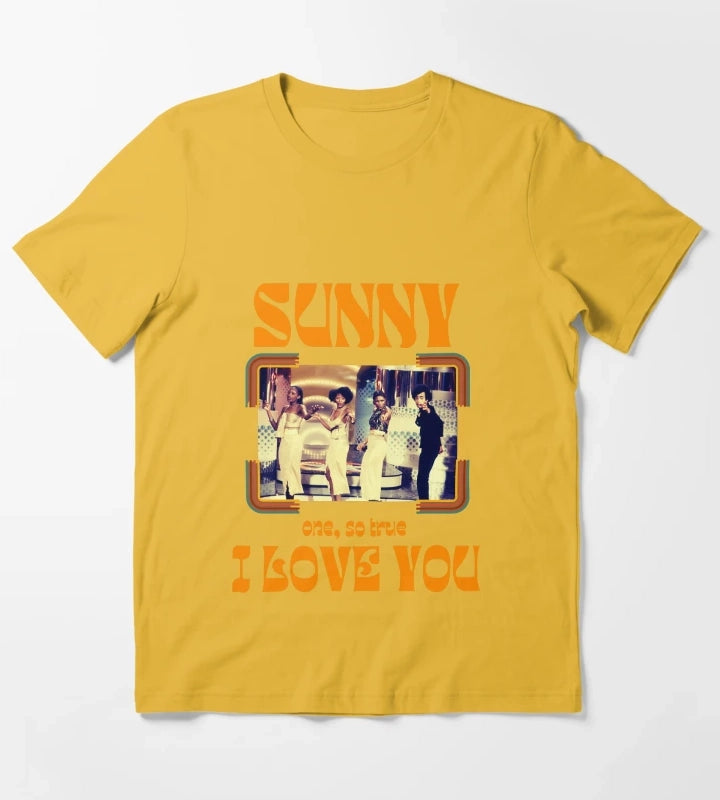 BONEY M SUNNY 70S DISCO T-Shirt Yellow