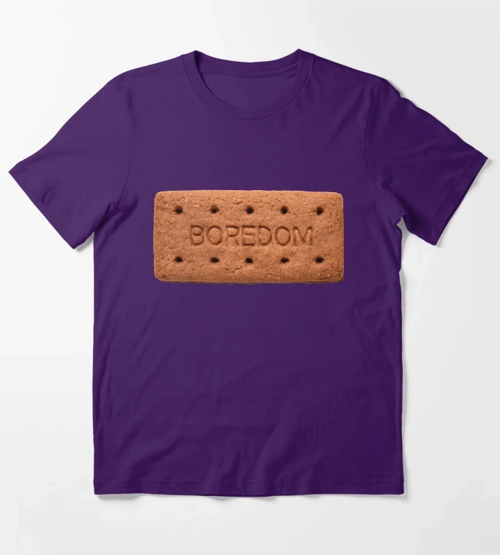 BOURBON BOREDOM BISCUIT T-Shirt Purple