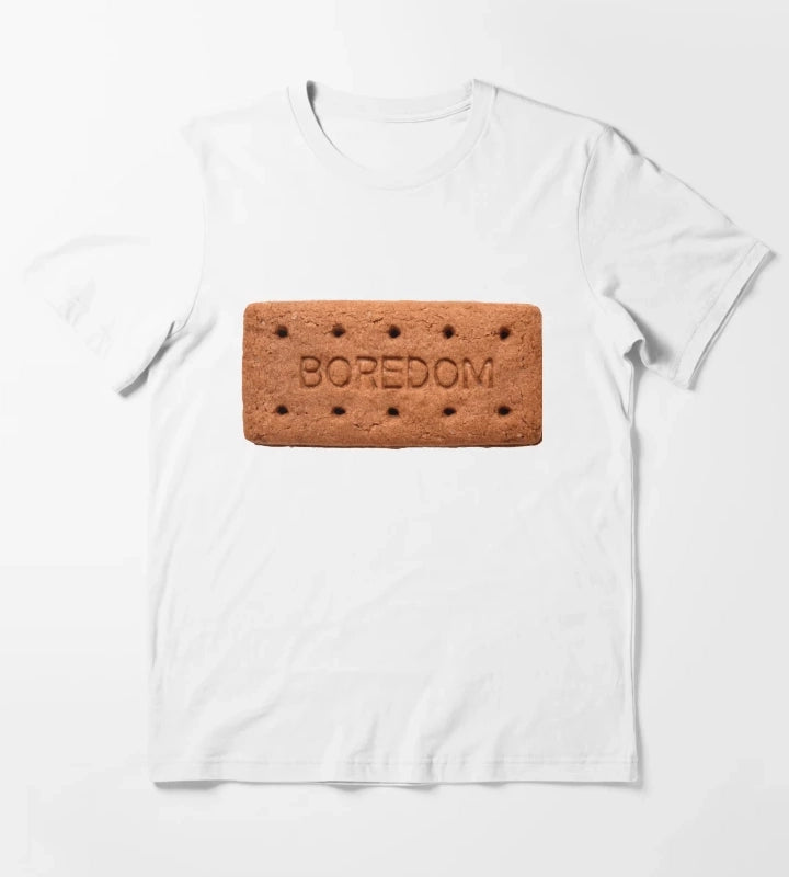 BOURBON BOREDOM BISCUIT T-Shirt White