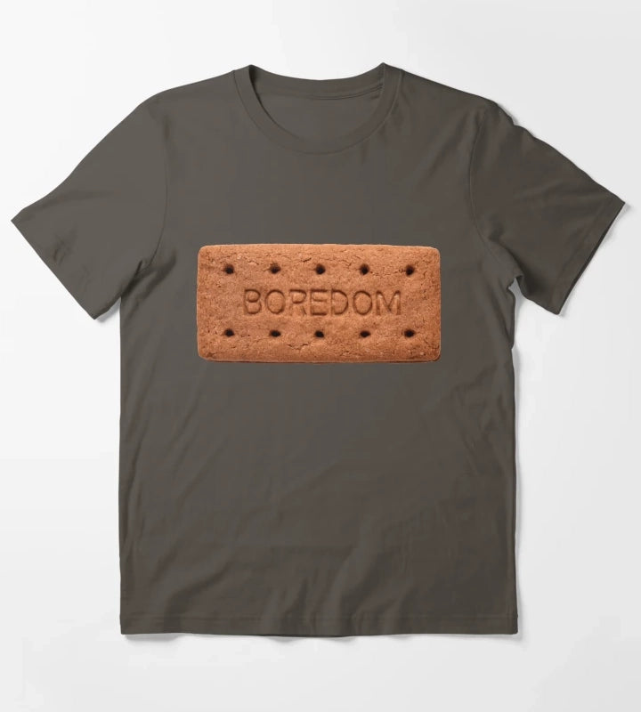 BOURBON BOREDOM BISCUIT T-Shirt Dark Grey