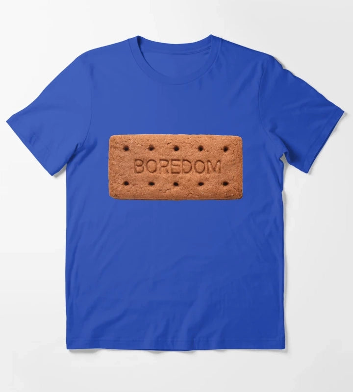 BOURBON BOREDOM BISCUIT T-Shirt Blue