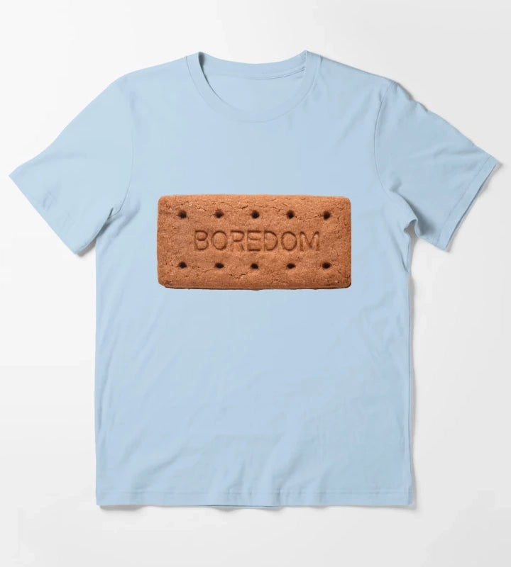 BOURBON BOREDOM BISCUIT T-Shirt Sky Blue