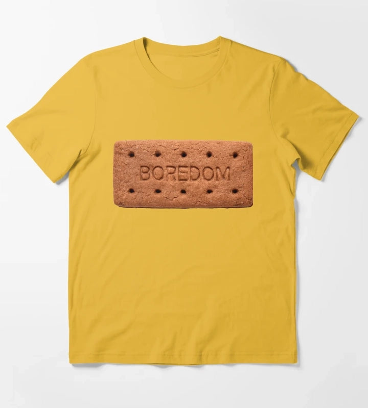 BOURBON BOREDOM BISCUIT T-Shirt Yellow