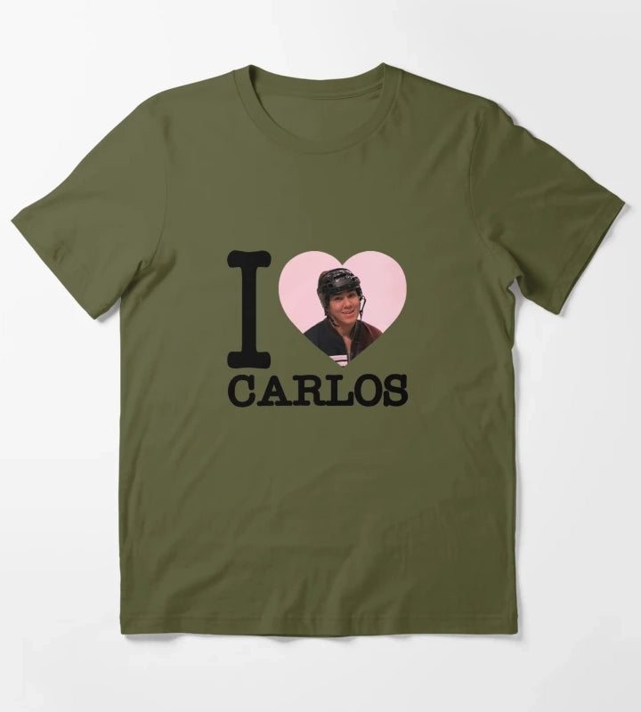 BTR I heart Carlos T-Shirt Olive Green