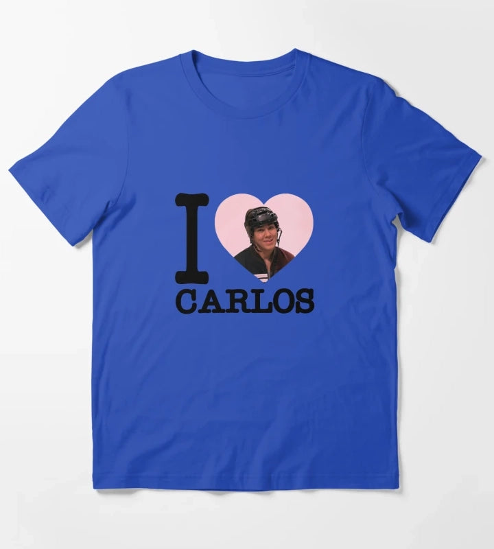 BTR I heart Carlos T-Shirt Blue