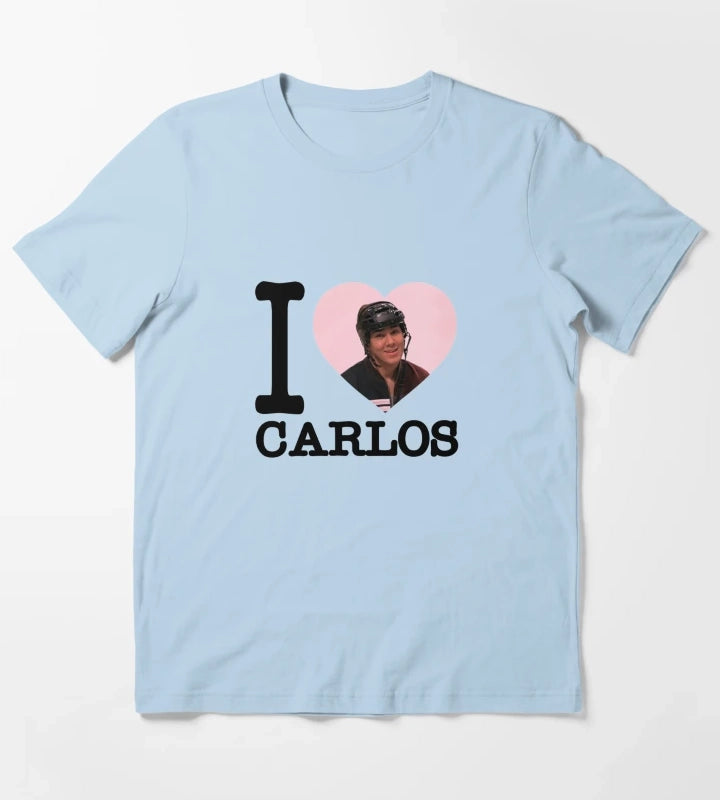 BTR I heart Carlos T-Shirt Sky Blue