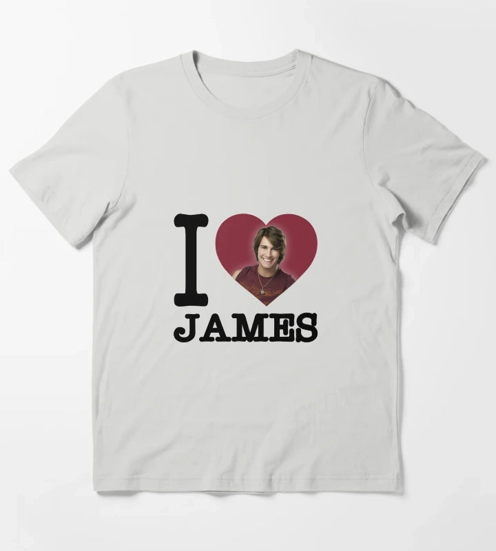 BTR I heart James T-Shirt Light Grey