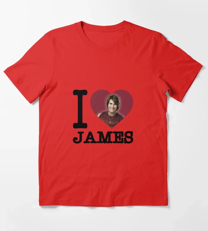 BTR I heart James T-Shirt Red