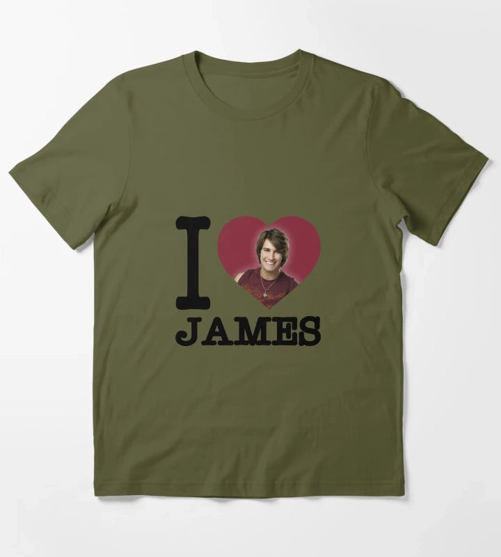 BTR I heart James T-Shirt Olive Green