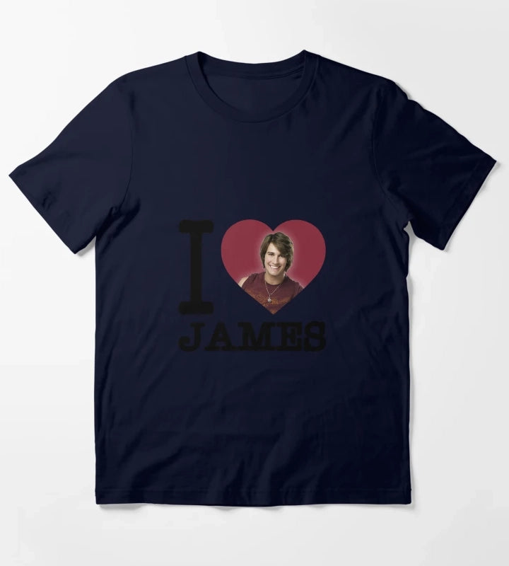 BTR I heart James T-Shirt Navy