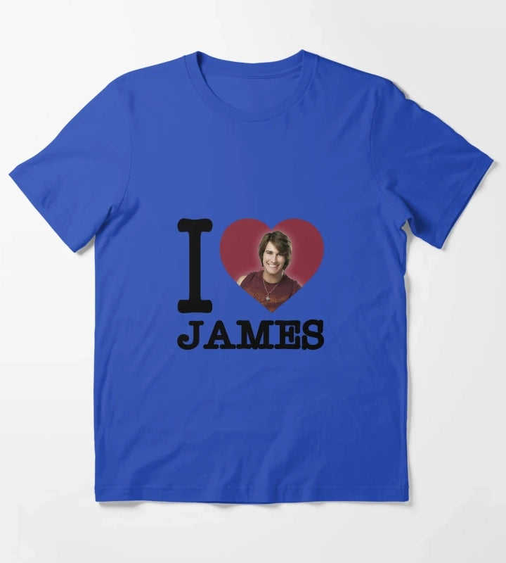 BTR I heart James T-Shirt Blue