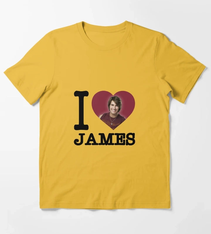 BTR I heart James T-Shirt Yellow