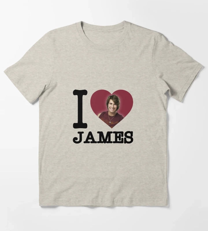 BTR I heart James T-Shirt Cream