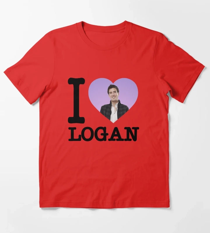 BTR I heart Logan T-Shirt Red