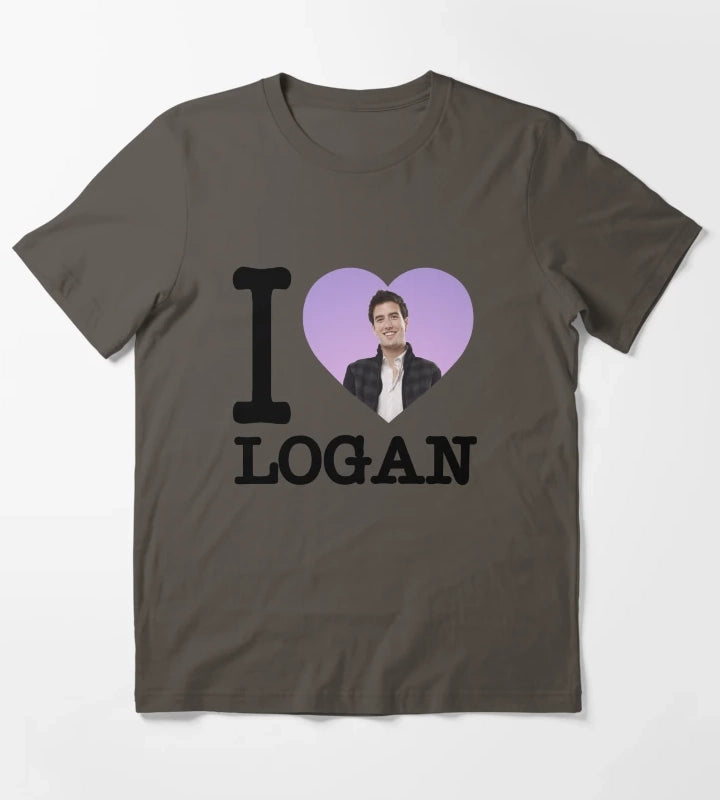BTR I heart Logan T-Shirt Dark Grey