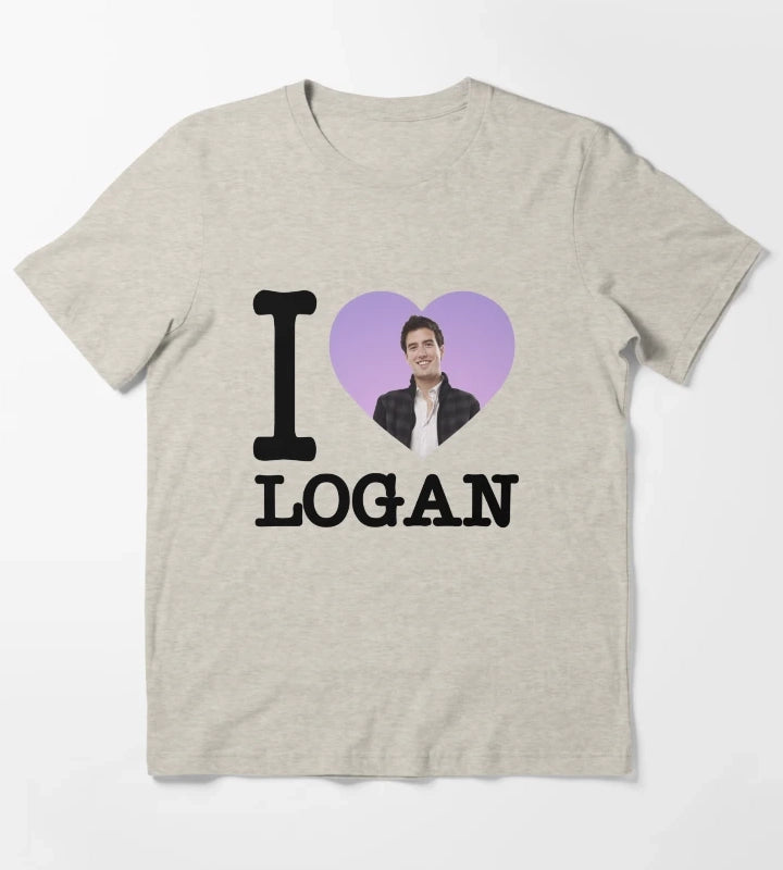 BTR I heart Logan T-Shirt Cream