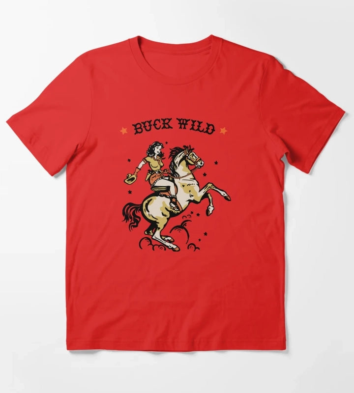 BUCK WILD T-Shirt Red