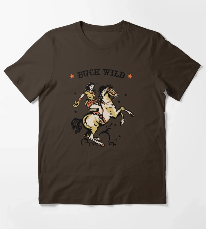 BUCK WILD T-Shirt Brown