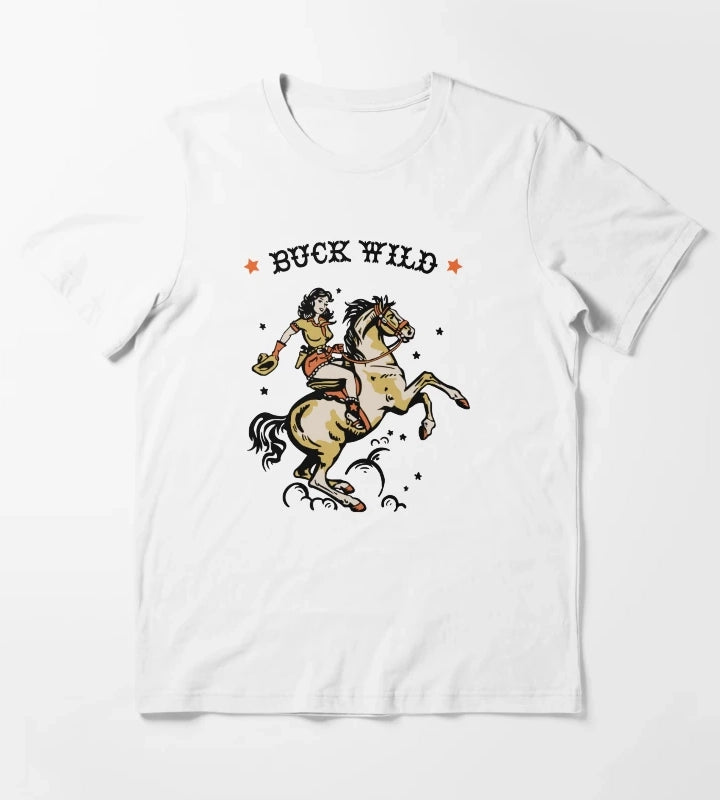 BUCK WILD T-Shirt White