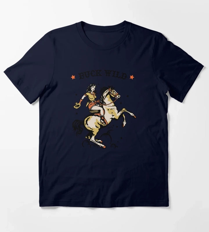 BUCK WILD T-Shirt Navy