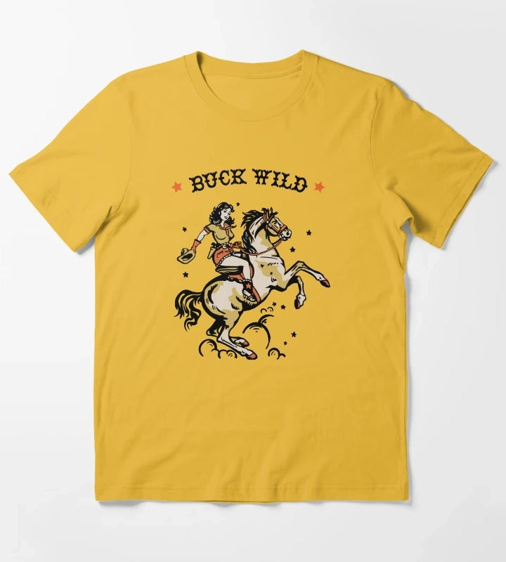 BUCK WILD T-Shirt Yellow