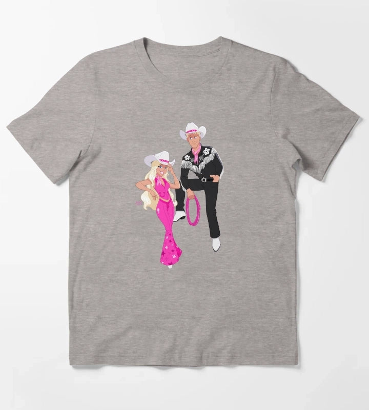 Babs Ken Cowboy T-Shirt Heather Grey