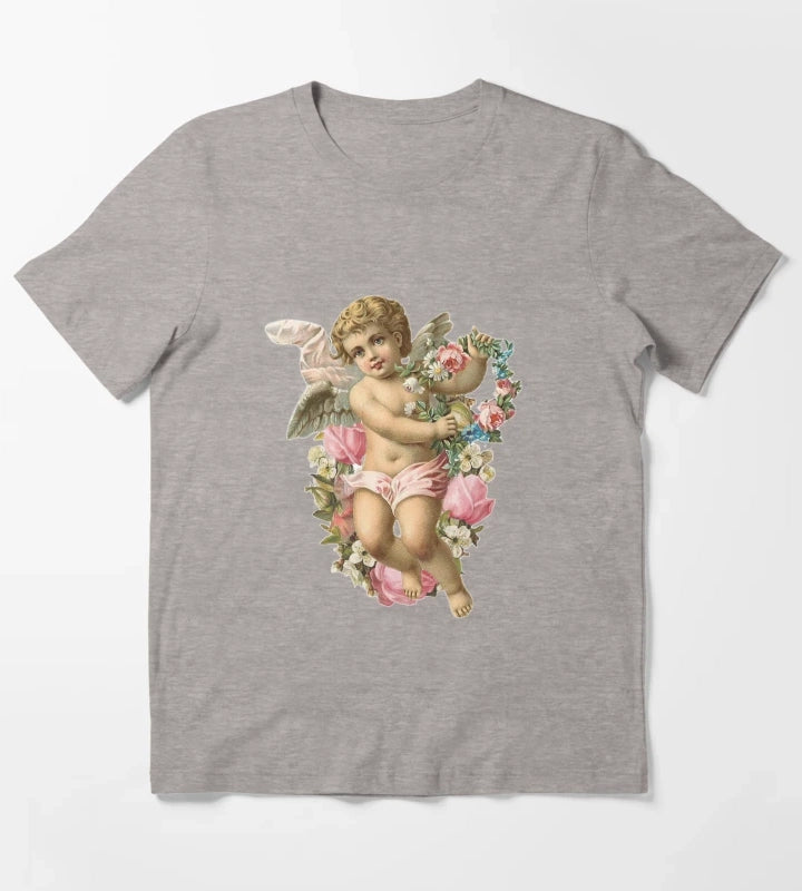 Baby Angel T-Shirt Heather Grey