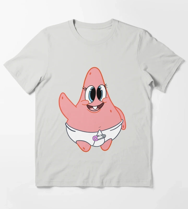Baby Patrick star T-Shirt Light Grey