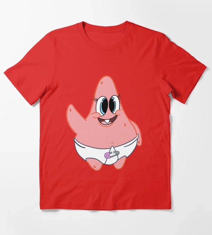 Baby Patrick star T-Shirt Red