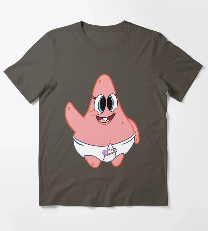 Baby Patrick star T-Shirt Dark Grey