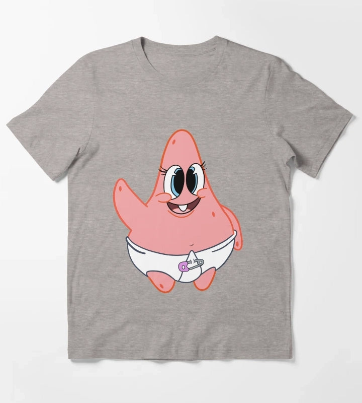 Baby Patrick star T-Shirt Heather Grey