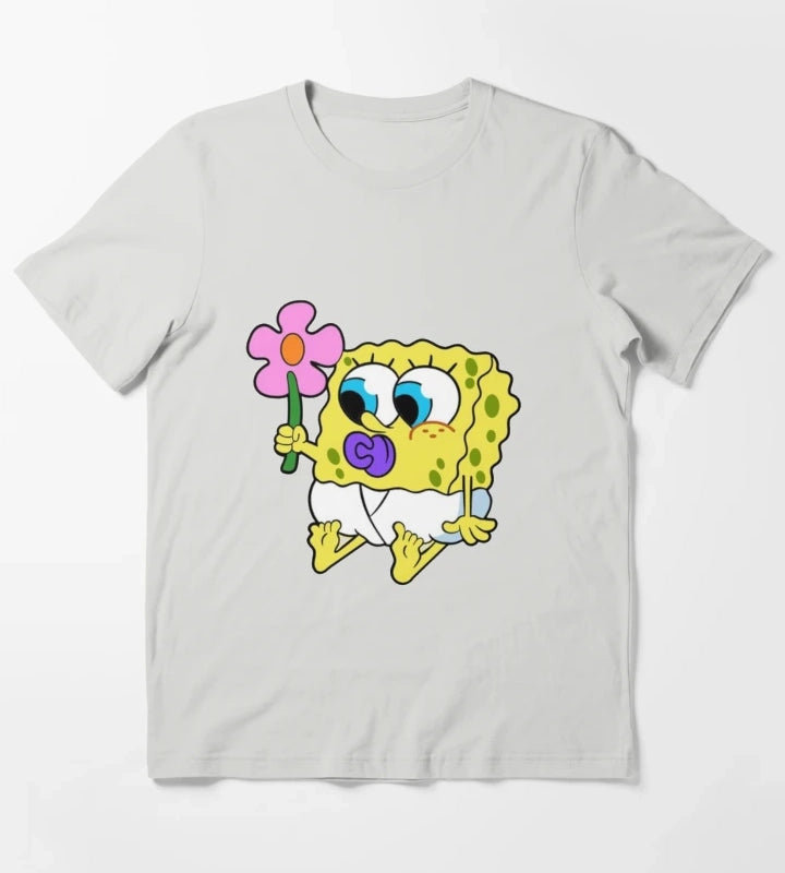 Baby spongebob T-Shirt Light Grey