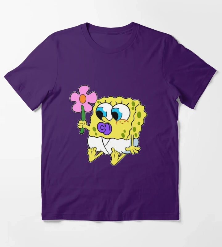 Baby spongebob T-Shirt Purple