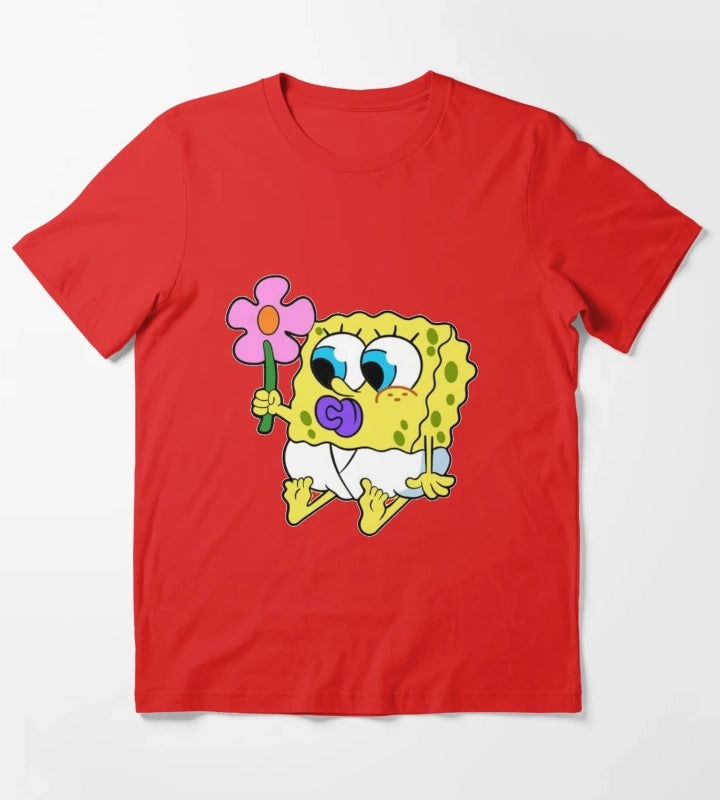 Baby spongebob T-Shirt Red