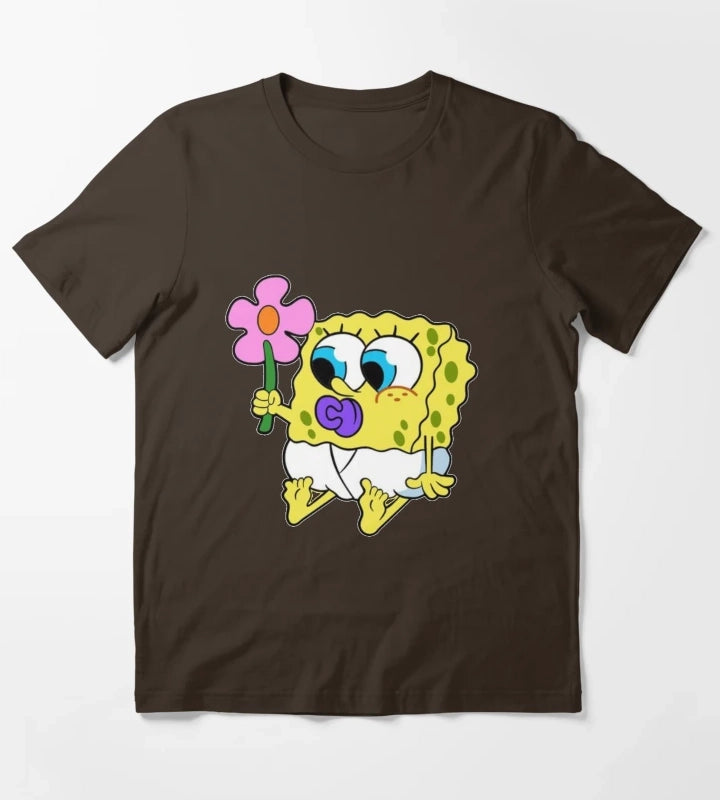Baby spongebob T-Shirt Brown