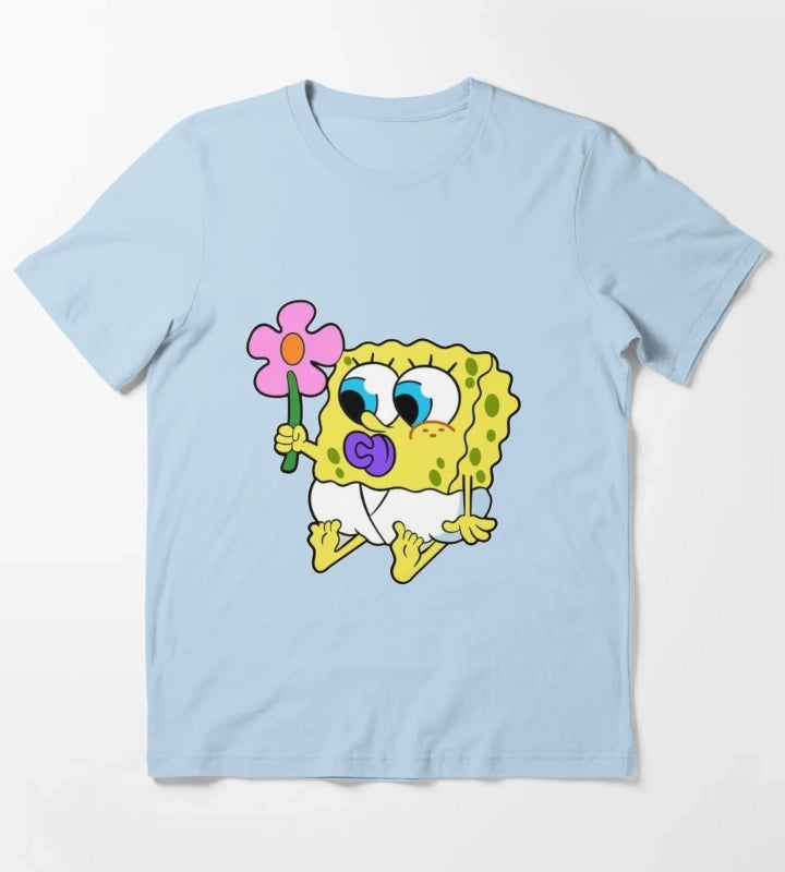 Baby spongebob T-Shirt Sky Blue