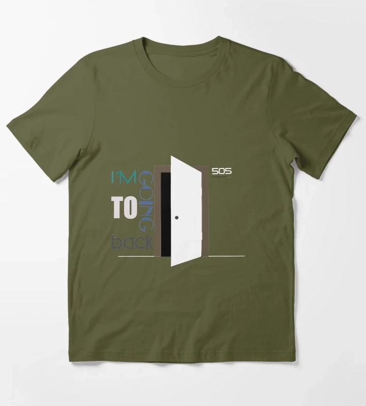 Back to 505 T-Shirt Olive Green