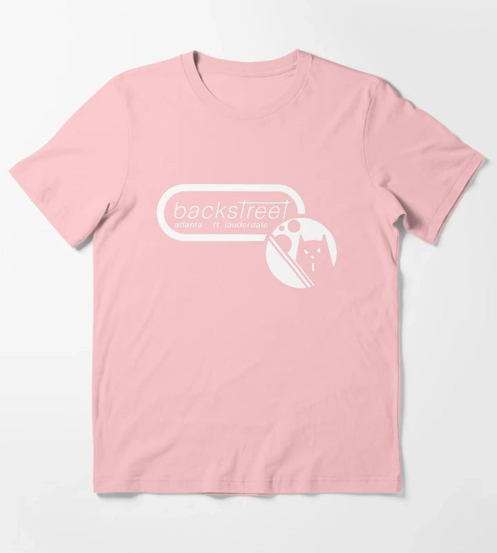 Backstreet Gay Disco Atlanta Fort Lauderdale Reverse Design T-Shirt Dark Grey