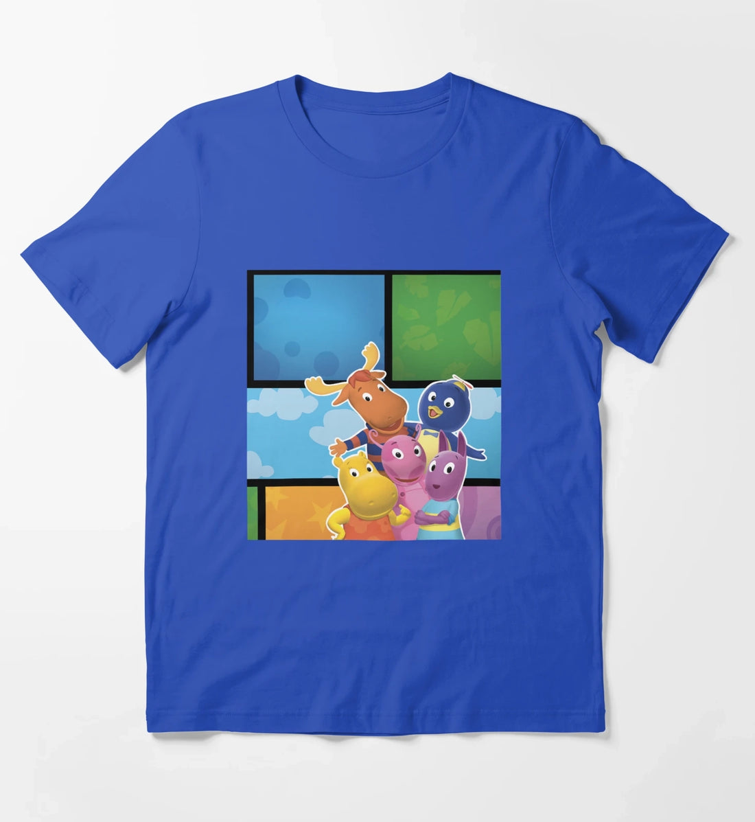 Backyardigans Pablo Tyrone Tasha Austin Uniqua T-Shirt Blue