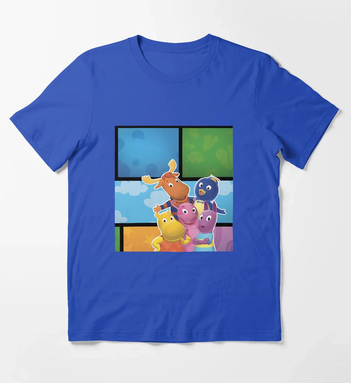 Backyardigans Pablo Tyrone Tasha Austin Uniqua T-Shirt Blue