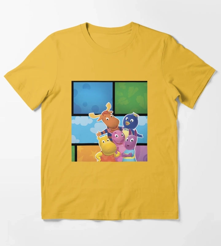 Backyardigans Pablo Tyrone Tasha Austin Uniqua T-Shirt Yellow