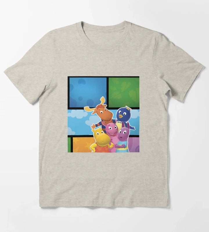 Backyardigans Pablo Tyrone Tasha Austin Uniqua T-Shirt Cream